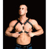 Shots Ouch Andreas Masculine Masterpiece Body Harness - Black
