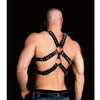 Shots Ouch Andreas Masculine Masterpiece Body Harness - Black