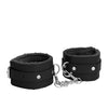 Shots Ouch Plush Leather Ankle Cuffs - Black