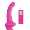 Shots Ouch Vibrating Silicone Strapless Strap On w/Controller