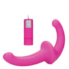 Shots Ouch Vibrating Silicone Strapless Strap On w/Controller