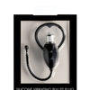 Shots Ouch Urethral Sounding Vibrating Bullet Plug - Black