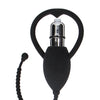 Shots Ouch Urethral Sounding Vibrating Bullet Plug - Black