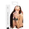 Shots Ouch Love Street Art Fashion Printed Hand Cuffs - Black