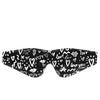 Shots Ouch Love Street Art Fashion Printed Eye Mask - Black