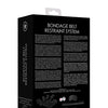 Shots Ouch Bondage Belt Restraint System - Black