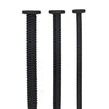 Shots Ouch Urethral Sounding Silicone Screw Plug Set - Black