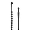 Shots Ouch Urethral Sounding Beginners Silicone Plug Set - Black