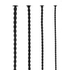Shots Ouch Advanced Urethral Sounding Silicone Spiral Plug Set - Black