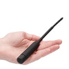 Shots Ouch Urethral Sounding Silicone Vibrating Bullet Plug w/Beaded Tip - Black