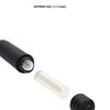Shots Ouch Urethral Sounding Silicone Vibrating Bullet Plug w/Beaded Tip - Black