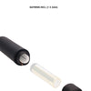 Shots Ouch Extra Long Urethral Sounding Silicone Vibrating Bullet Plug - Black