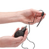 Shots Ouch Urethral Sounding Silicone Rechargeable & Remote Controlled Vibrating Plug - Black