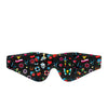 Shots Ouch Old School Tattoo Style Printed Eye Mask - Black