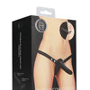 Shots Ouch Double Silicone Strap On  - Black