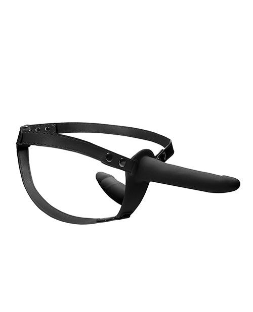 Shots Ouch Double Silicone Strap On  - Black