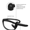 Shots Ouch Double Silicone Strap On  - Black