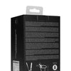 Shots Ouch Double Vibrating Silicone Strap On - Black