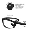 Shots Ouch Double Vibrating Silicone Strap On - Black