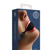 Shots Ouch Silicone Gag w/Denim Straps - Blue