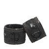 Shots Ouch Denim Ankle Cuffs - Black