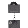 Shots Ouch Denim Metal Handcuffs - Black