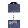 Shots Ouch Denim Metal Handcuffs - Blue