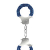 Shots Ouch Denim Metal Handcuffs - Blue