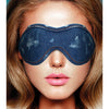 Shots Denim Eye Mask - Blue