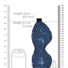 Shots Denim Eye Mask - Blue