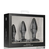 Shots Ouch Apex Butt Plug Set - Black
