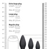 Shots Ouch Apex Butt Plug Set - Black