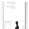 Shots Ouch Wave Butt Plug - Black