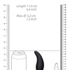 Shots Ouch Curve Butt Plug - Black