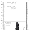 Shots Ouch Bubble Butt Plug - Black