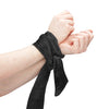 Shots Ouch Velvet & Velcro Tie-Up - Black