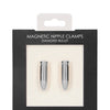 Shots Ouch Bullet Magnetic Nipple Clamps - Silver