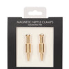 Shots Ouch Pin Magnetic Nipple Clamps - Gold