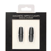 Shots Ouch Sensual Cylinder Magnetic Nipple Clamps - Black