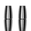 Shots Ouch Sensual Cylinder Magnetic Nipple Clamps - Silver