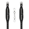 Shots Ouch Diamond Studded Wrist Cuffs - Black