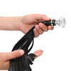 Shots Ouch Diamond Studded Whip - Black