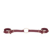 Shots Ouch Halo Handcuff w/Connector - Burgundy