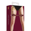 Shots Ouch Halo Thigh Cuffs - Burgundy