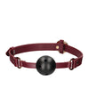 Shots Ouch Halo Breathable Ball Gag - Burgundy