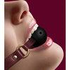 Shots Ouch Halo Breathable Ball Gag - Burgundy