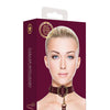 Shots Ouch Halo Collar w/Leash - Burgundy