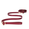 Shots Ouch Halo Collar w/Leash - Burgundy