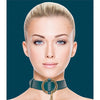 Shots Ouch Halo Collar w/Leash - Green