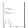 Shots Ouch 9mm Urethral Sounding Metal Plug